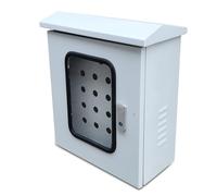 Coffret Electrique Etanche Exterieur IP65, Coffrets Électriques à Double Porte avec Serrure, Fenêtre de Visualisation et Plaque de Montage Amovible(50x70x25cm/20x28x10in)