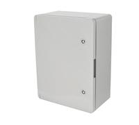 Coffret Électrique Étanche IP65 400x300x210 mm Gris - Boîtier de Distribution Électrique en ABS avec Plaque de Montage Galvanisée - Installation Murale pour Extérieur, Garage, Atelier - Horoz Electric