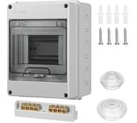 Coffret Electrique Etanche，IP65 avec 1 rangée de 5 modules，tableau electrique，boitier etanche electrique exterieur，pour les jardin