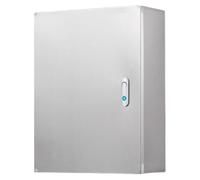 Coffret Electrique Etanche IP65 en Acier Inoxydable 304, Boîtier Coffret Électrique Étanche Verrouillable Panneau Montage Interne Couvercle à Charnière(50 * 70 * 25cm/20 * 28 * 10in)