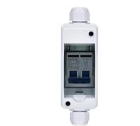 Coffret Electrique Etanche,Tableau Electrique Disjoncteur PV DC AC 1000 V, boîtier de déconnexion d'énergie solaire, disjoncteur étanche for une électricité(63A)