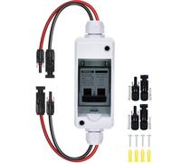 Coffret Electrique Etanche,Tableau Electrique Interrupteur de déconnexion panneau solaire 30A/15A 400V avec boîtier distribution protection contre courts-circuits surcharges(30A)