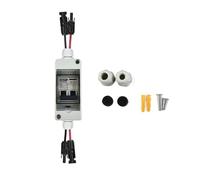Coffret Electrique Etanche,Tableau Electrique Interrupteur d'isolement PV for véhicules électriques à usage extérieur Disjoncteur IP65 Circuit marche-arrêt rapide Courant nominal 30A(32A)