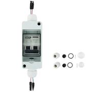 Coffret Electrique Etanche,Tableau Electrique Interrupteur d'isolement PV for véhicules électriques à usage extérieur Disjoncteur IP65 Circuit marche-arrêt rapide Courant nominal 30A(10A)