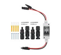 Coffret Electrique Etanche,Tableau Electrique Interrupteur d'isolement PV for véhicules électriques à usage extérieur Disjoncteur IP65 Circuit marche-arrêt rapide Courant nominal 30A(25A)