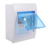 Coffret Électrique Extérieur en Plastique Blanc 5 Voies pour Distribution