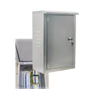 Coffret électrique métallique sur Mesure, boîte de jonction Vierge for Installation Murale de contrôle de Moniteur intérieur/extérieur, câblage à Faire soi-même(H 30 x T 15 x W 25cm)