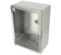 Coffret Électrique Mural Étanche IP65 600x400x200 mm - Boîtier de Distribution ABS avec Porte Transparente et Plaque de Montage Galvanisée - Installation Intérieure et Extérieure - Horoz Electric