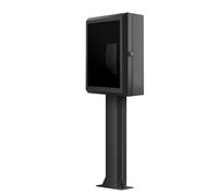 Coffret Electrique pour Bornes de Recharge pour Véhicules Électriques, 50 x 70 x 25 cm, Boîtier Métallique avec Serrure Sécurisée et Passe-câbles, pour Usage Industriel/commercial(Black,50x150x25cm)