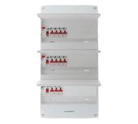 Coffret électrique pré-équipé 3 rangées/39 modules 3 ID/11 disjoncteurs - EasyConnect - Thomson