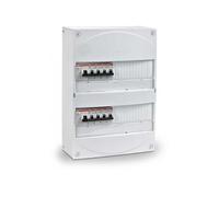 Coffret électrique prééquipé 2 rangées 26 modules - disjoncteurs 10A à 32A - ABB