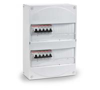 ABB - Coffret électrique prééquipé 2 rangées 26 modules - disjoncteurs 10A à 32A G