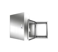Coffret électrique robuste en acier inoxydable 304, armoire verrouillable à montage en surface for alimentation, automatisation et contrôle extérieurs(400x200x300mm)