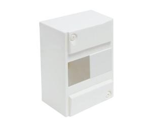 Coffret électrique - Tableau électrique étanche - Coffret tableau - Module électrique - Coffret modulaire vide - 1 rangée - 8 modules - Dimensions 160 mm x 232 mm x 94 mm - Blanc - 707260 Debflex