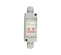 Coffret Electrique,Tableau Electrique Interrupteur de disjoncteur photovoltaïque CC 500V for boîtier combinaison solaire une entrée sortie(40A wireless)