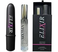 Coffret Elixir Of The Night Parfum Femme 15ml + Recharge + Pochon Satin - Idée Cadeau Noël/Anniversaire.