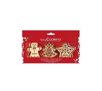 Coffret embosseur avec découpoir Noël - - Argent - Inox