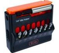 Coffret embout vissage phillips pozidriv torx + porte embout 8 pièces SCID