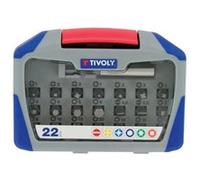 Coffret embouts de vissage 22 pièces +porte embouts TIVOLY G
