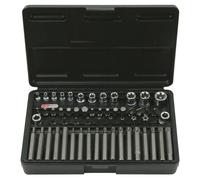 KS Tools Coffret Torx® percé 922.4305 – 1/4'' - 3/8'' - 1/2'' - E4 à E20