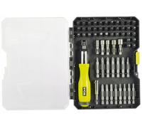 Ryobi Coffret embouts de vissage RAK59SD – 59 pièces, porte-embout magnétique, boîtier compact
