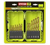 Ryobi – Coffret 19 forets HSS RAK19HSS2 Ø 2–10 mm acier, alu, plastique, bois – empilable