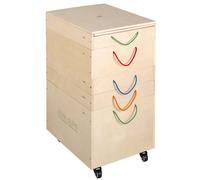 Coffret empilable - ensemble de jeux de formes et couleurs - jeu montessori