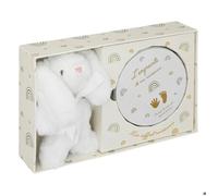 Atmosphera Coffret empreinte et peluche 28x17 cm beige TU