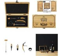 Coffret en bambou pour le vin 5 accessoires M6 Cmp Multicolore G