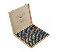 Coffret En Bois De 100 Pastels À L'écu "Paysage" Sennelier