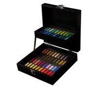 Sennelier – Coffret bois 60 demi-pastels 'À l'écu' – Pigments purs, résistance lumière