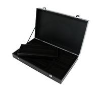 Coffret en bois noir ménagère 49 à 50 pièces