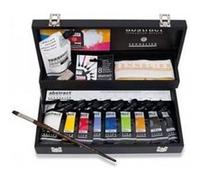 Coffret en bois peinture acrylique Abstract Sennelier 9 x 120ml G