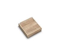 Coffret en bois pour ménagere 48 pieces céruse vide
