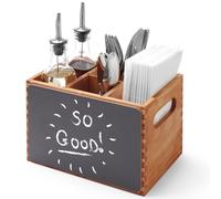 Coffret en bois pour menus, couverts, épices et planches à écrire - Hendi 664148
