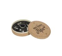 Coffret en liège avec 4 accessoires pour le vin édition "La boîte secrète de papa" - -