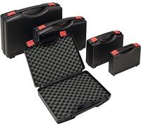 Coffret en plastique PP noir, intérieur en mousse 275 x 230 x 83 mm