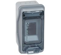 Coffret PLEXO 3-2 + 1 modules - IP65 IK09 - Gris