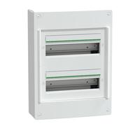 Coffret en saillie PrismaSeT XS Schneider Electric - 2 rangées - 13 modules - Sans porte