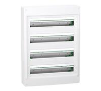 Coffret en saillie PrismaSeT XS Schneider Electric - 4 rangées - 24 modules - Sans porte