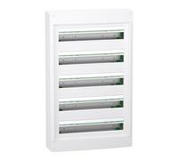 Coffret en saillie PrismaSeT XS Schneider Electric - 5 rangées - 24 modules - Sans porte