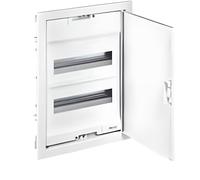 Coffret encastré - LEGRAND - O1533 - 3 rangées 36+6 modules - Porte métal extra-plate blanche - 555x350x87 mm