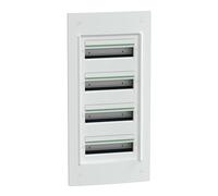 Coffret encastré PrismaSeT XS Schneider Electric - 4 rangées - 13 modules - Sans porte