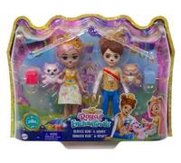Coffret Enchantimals 2 Poupées 15 Cm : Braylee Et Bannon + 2 Ours - Set Figurine Et Animal + 1 Carte - Mini-Poupee
