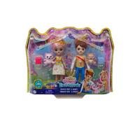 Coffret Enchantimals 2 Poupées 15 cm : Braylee et Bannon + 2 Ours - Set Figurine Et Animal + 1 Carte - Mini-poupee