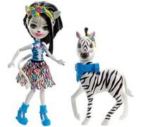 Coffret Enchantimals Balade Zoo Zèbre Zelena Blanc G