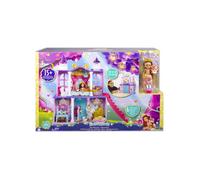 Coffret Enchantimals Chateau Royal 66cm Poupées Felicity Renard et Flick + 15 Accessoires - Set Figurine Animal