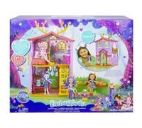 Coffret enchantimals la maison 53 cm poupées biche danessa et sprit + 15 accessoires - set figurine animal + 1 carte - mini-poupee