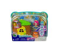 Coffret Enchantimals La Maison Du Perroquet + Poupée Peeki Perroquet - Mini Poupee + Animaux + accessoires - Figurines