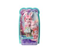 Coffret Enchantimals Poupee Bree Bunny + Twist Le Lapin - Figurine 15cm Avec Animal - Mini-poupee